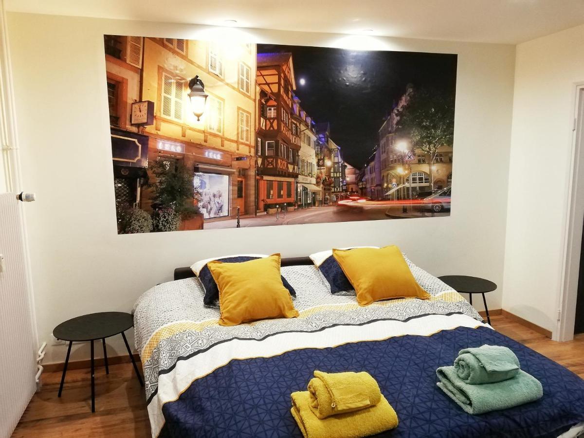Lucky Place - Parking - Centre - Balcon Colmar Bagian luar foto