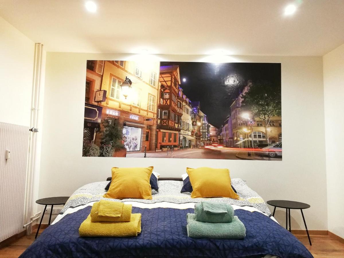 Lucky Place - Parking - Centre - Balcon Colmar Bagian luar foto